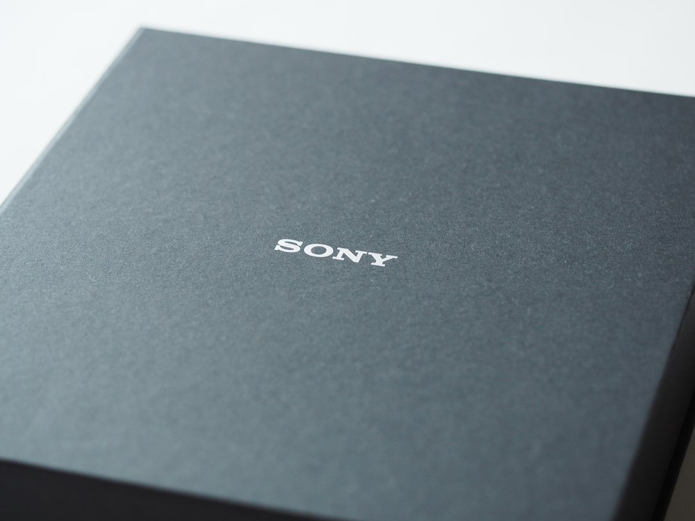 Sony's box for premium headphones