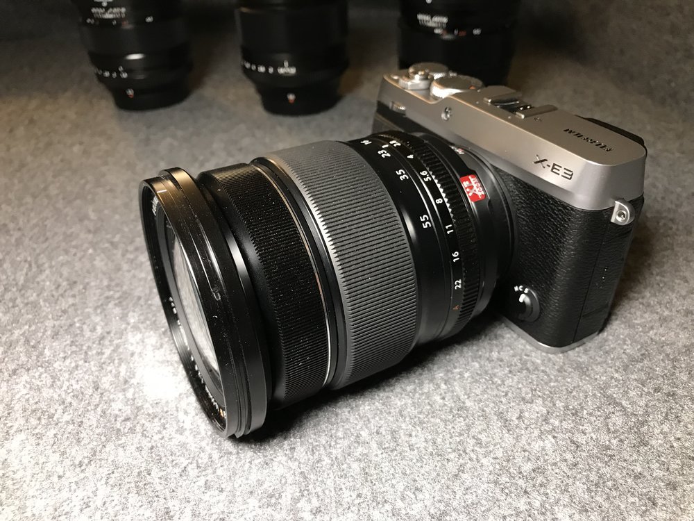 XF16-55MM handles well, but certainly feels like it belongs on an X-T2