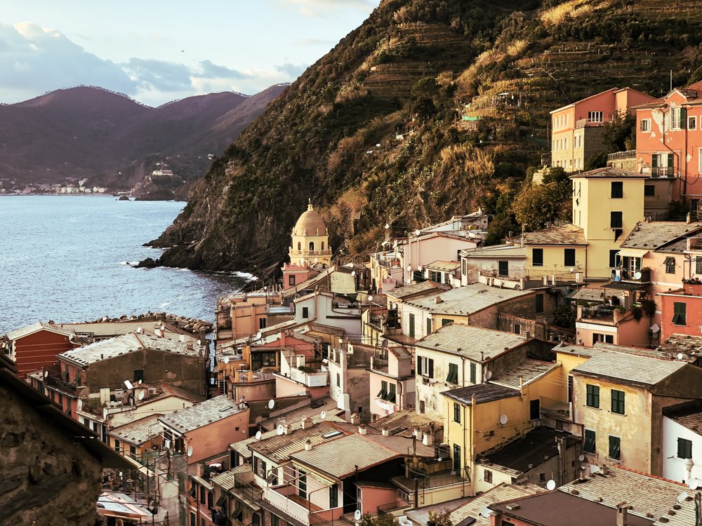 Vernazza with the nifty-fifty. 