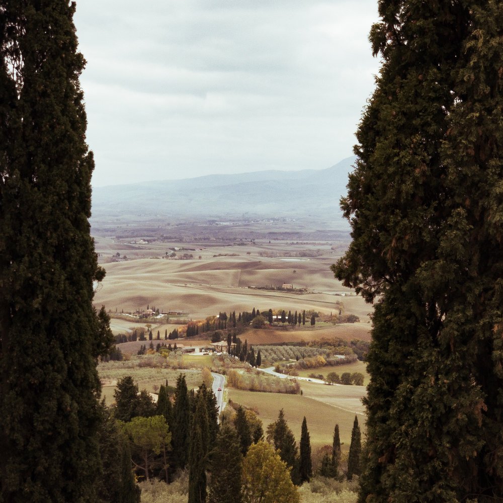 What defines the rolling hills of Tuscany can also act as a window to the rolling hills of Tuscany