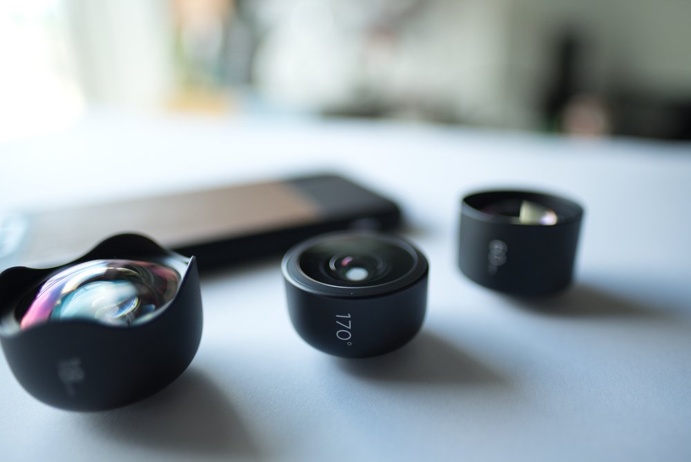 The New Superfish Lens gives a 170 degree field of view and is more pocketable than the New Wide Lens
